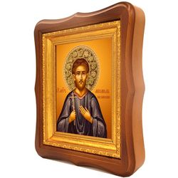 Михаил Казанский святой мученик. Икона на холсте.