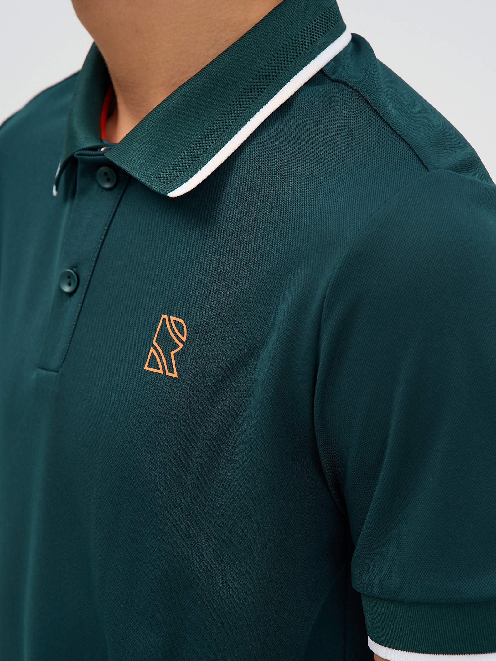 Поло мужское Deporte, Deep green