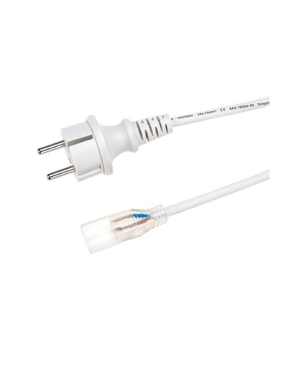 Набор установочный для одностороннего гибкого неона 8х16мм (шнур питания каучук с диодным мостом и вилкой заглушка переходная муфта игла) 1.5м Neon-Night 134-503