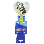 Расческа массажная детская «ФРАТТИ БУМ», панда Дэф, форма сердце, 17,5*8см (блистер Ультрамарин)