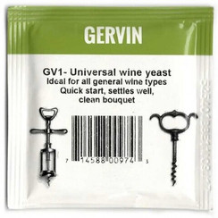 Винные дрожжи Gervin "Universal GV1", 5 г