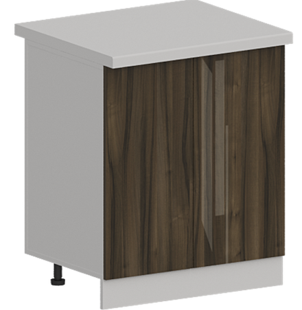 Кухня Модуль ШН 700 Графит / Орех Миланский