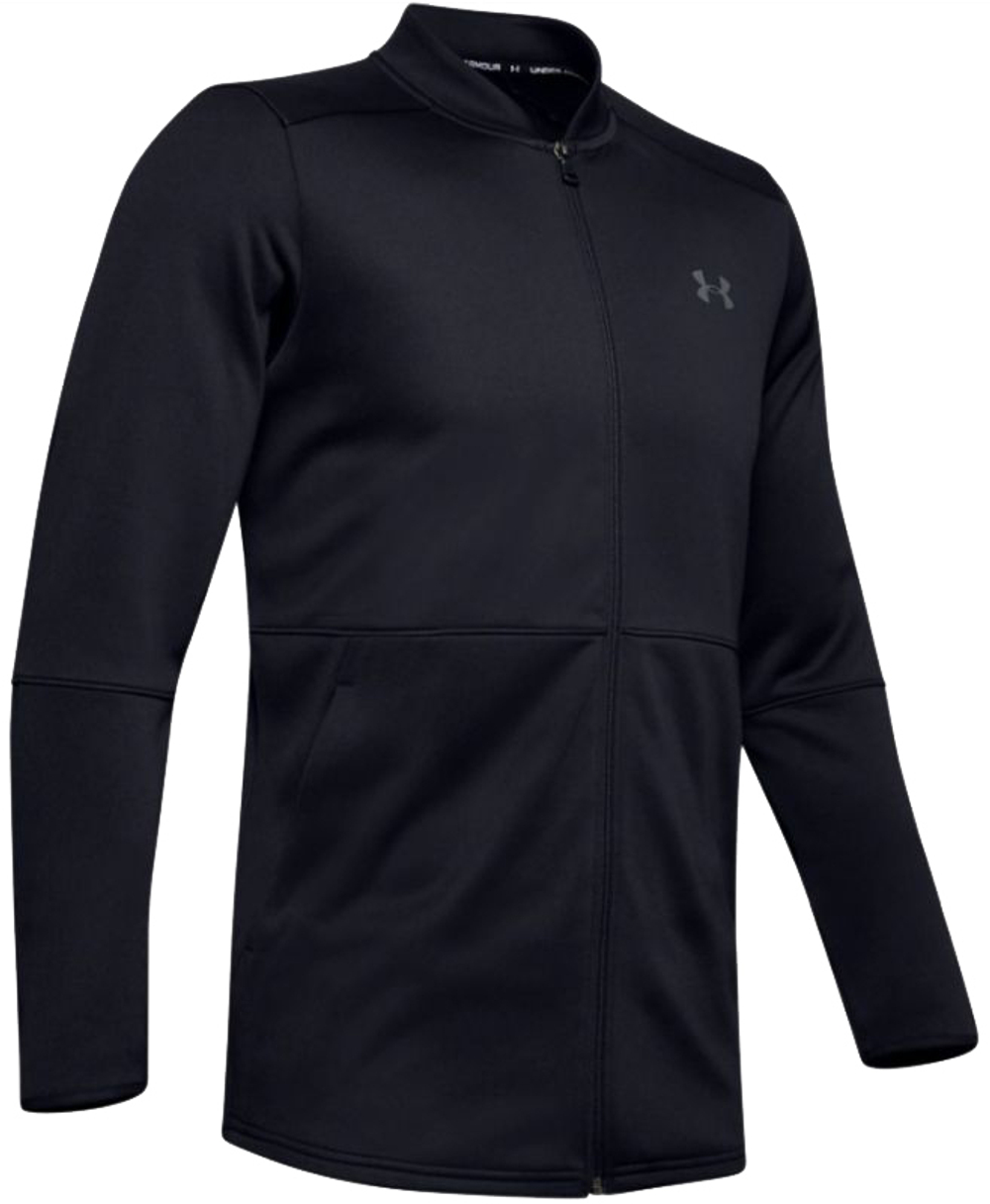 Мужская теннисная кофта Under Armour MK1 Warmup Bomber - black