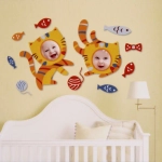 Наклейка-фоторамка 30*50см «Zoo-Cat» на 2 фото EK-XAT1003