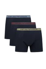 Трусики-боксеры 3шт. Emporio Armani - темно-синий(111473 4F717)