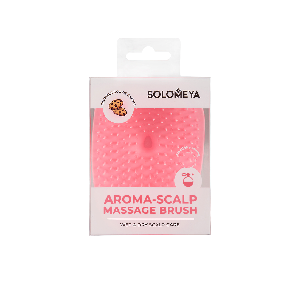 Solomeya Aroma-scalp Massage Brush арома-щетка массажная для головы и мытья волос