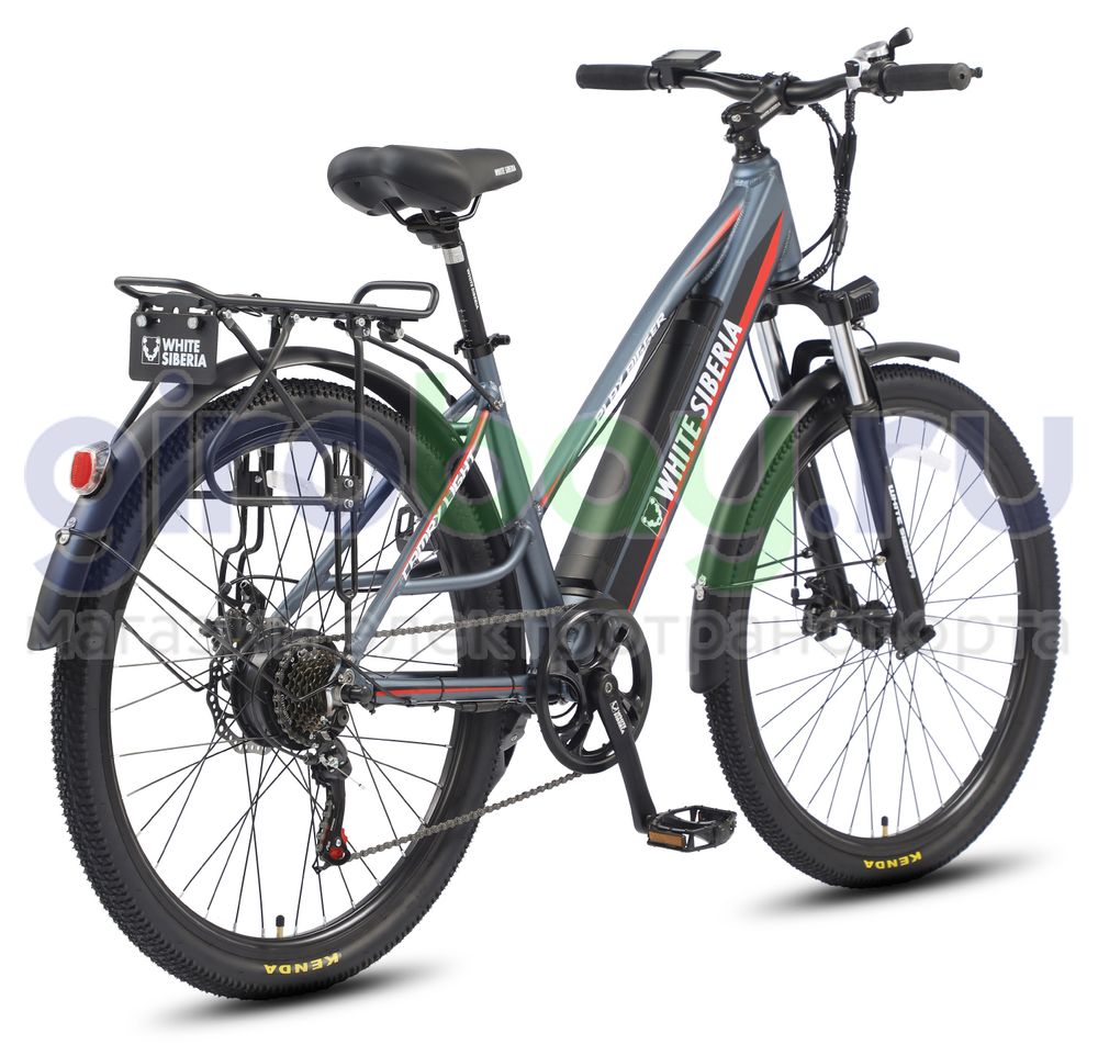 Электровелосипед WHITE SIBERIA CAMRY LIGHT 36V/11A 500W Snegir (Синий) фото 2 фото №3