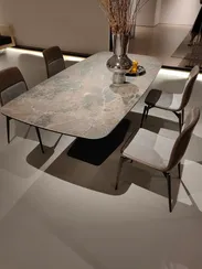 Стол Stratos, 200х90 см, серый керамогранит