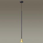 3884/1GB HIGHTECH ODL20 349 черно-золотистый/металл Подвесной светильник LED GU10 7W 220V PIPA