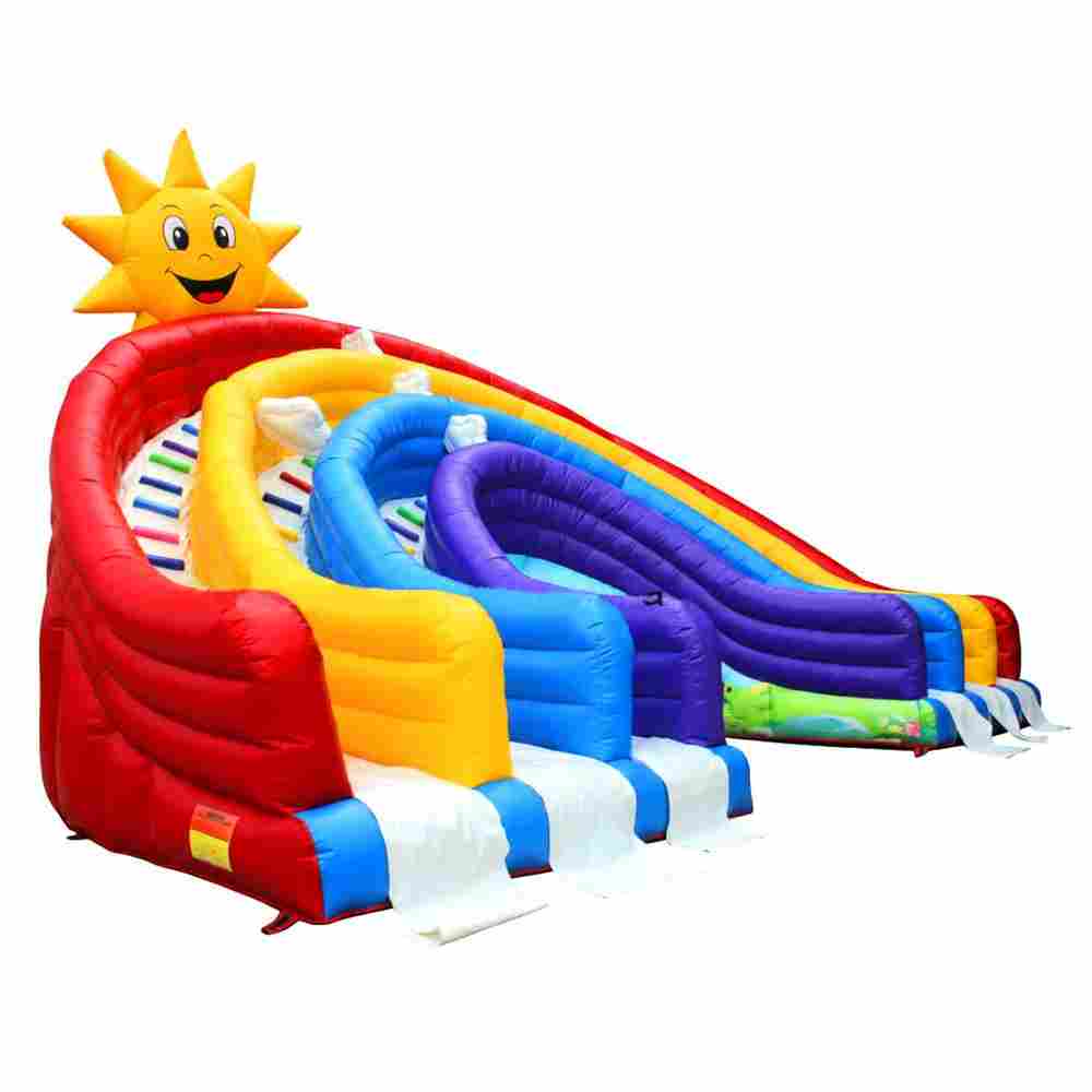 Надувная водная горка «Солнечный скат» 10*8*7 м