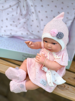 Кукла Реборн Nines 37см Baby виниловая (N0230)