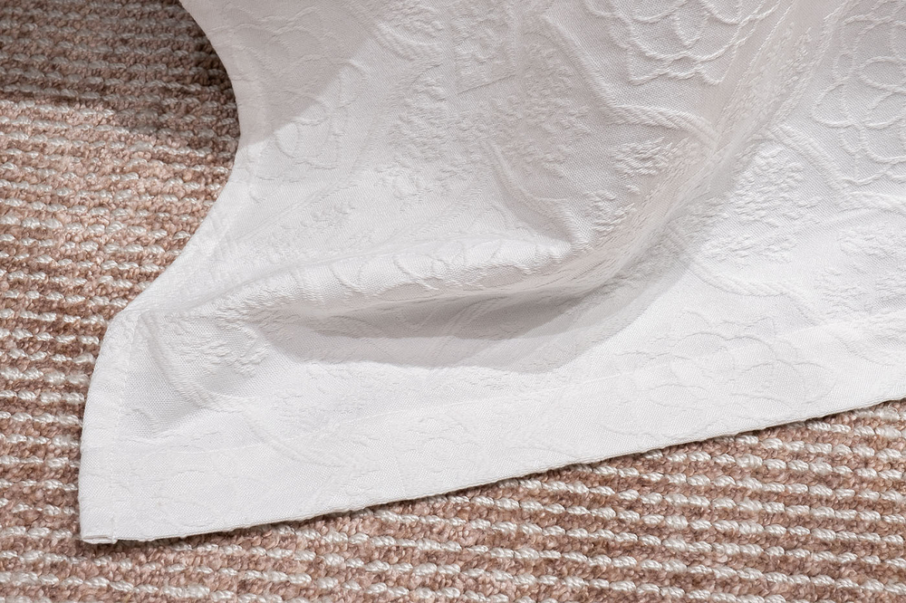 Покрывало 240x260 Garda Decor Тиара белое