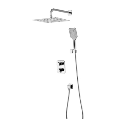 душевая система LEMARK Yeti "Тропический дождь", встраиваемая, термостат., хром LM7849C