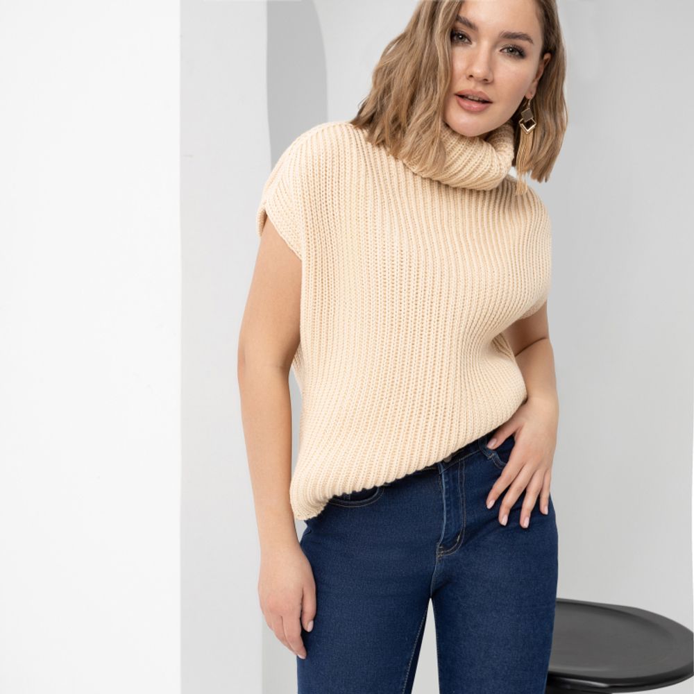 Жилет Мечтай по-крупному (vanilla) Charutti (Акция)