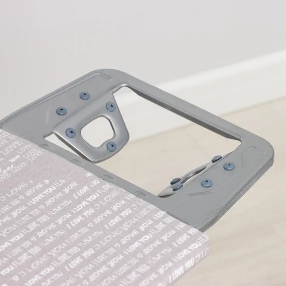 Доска гладильная Nika «Белль Классик 3», 112×34,5 см, два положения высоты 70, 80 см, европодставка МИКС