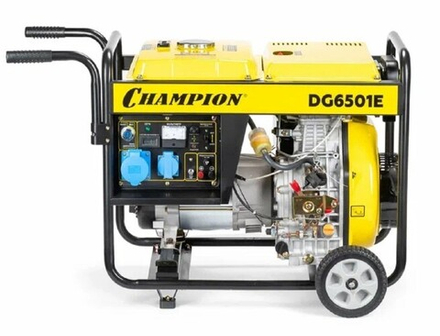 Генератор дизельный с воздушным охлаждением CHAMPION DG6501E