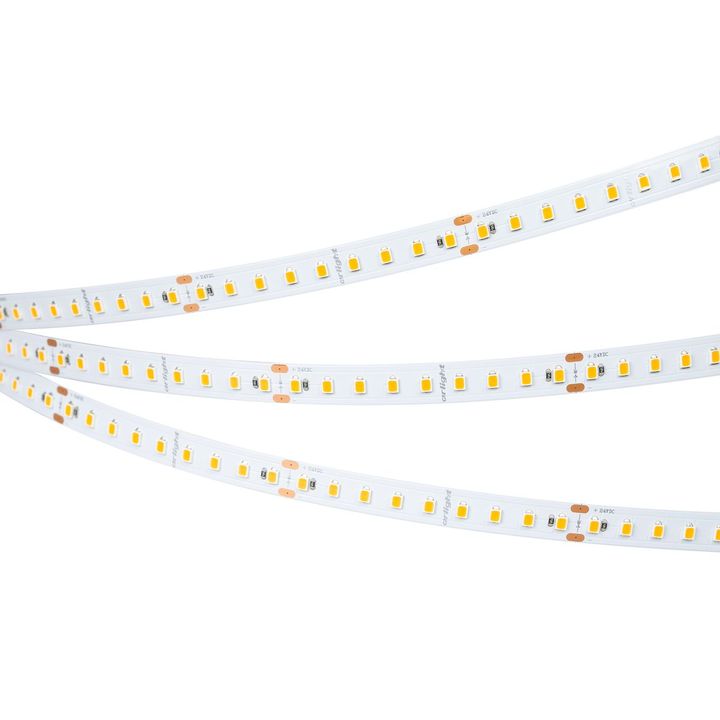 Светодиодная лента Arlight 8W/m 126Led/m 2835SMD холодный белый 5M UL-A126-10mm 24V White6000 044492