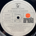 Modern Talking – In The Middle Of Nowhere - The 4th Album (Испания 1986г.)