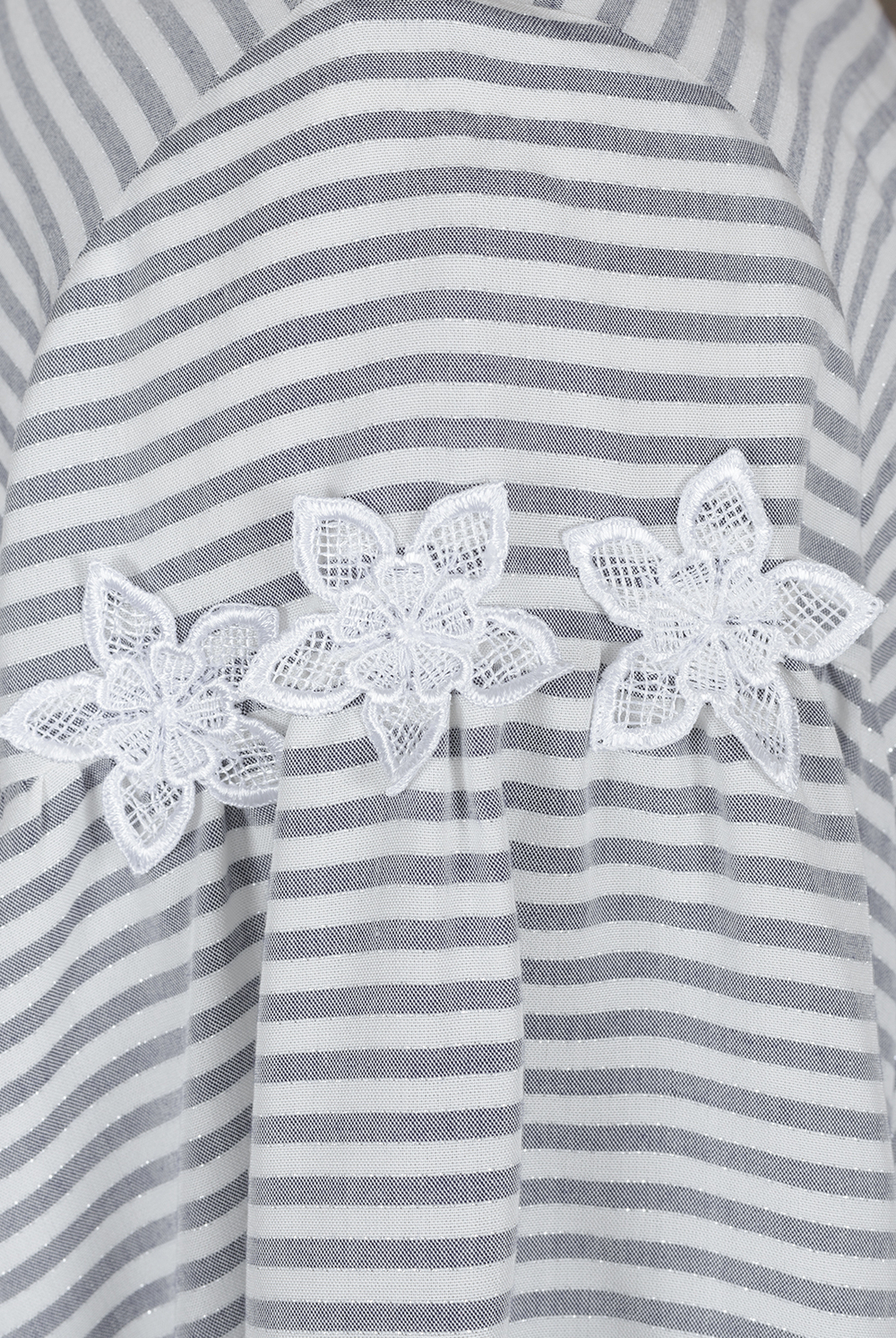 Блузка 2560ЛП, полоска #139П092560ЛП