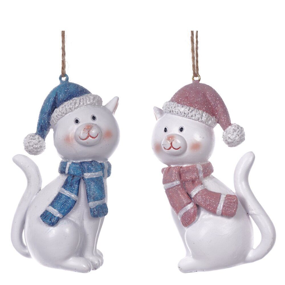 GAEM Фигурка декоративная подвесная "Кошка", L5 W4 H9 см, 2в.