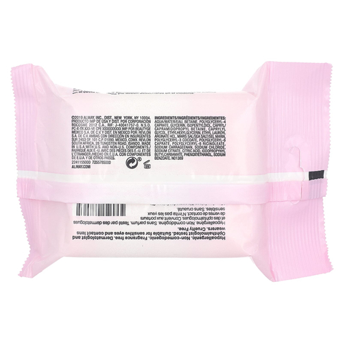 Almay, очищающие салфетки для снятия макияжа, мицеллярная, 25 салфеток