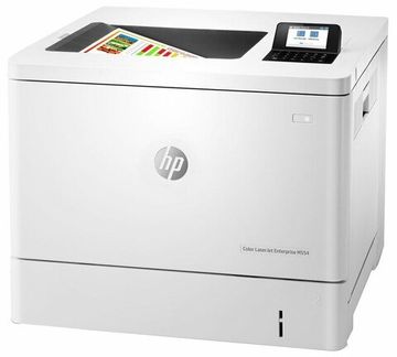 Принтер лазерный HP Color LaserJet Enterprise M554dn, цветн., A4, серый..