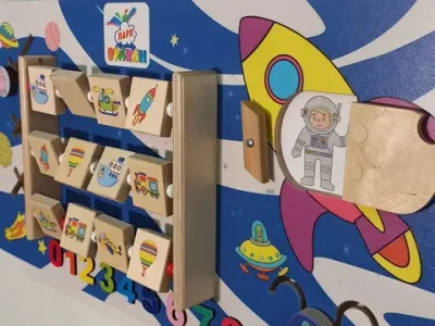 Развивающая панель "Космос"