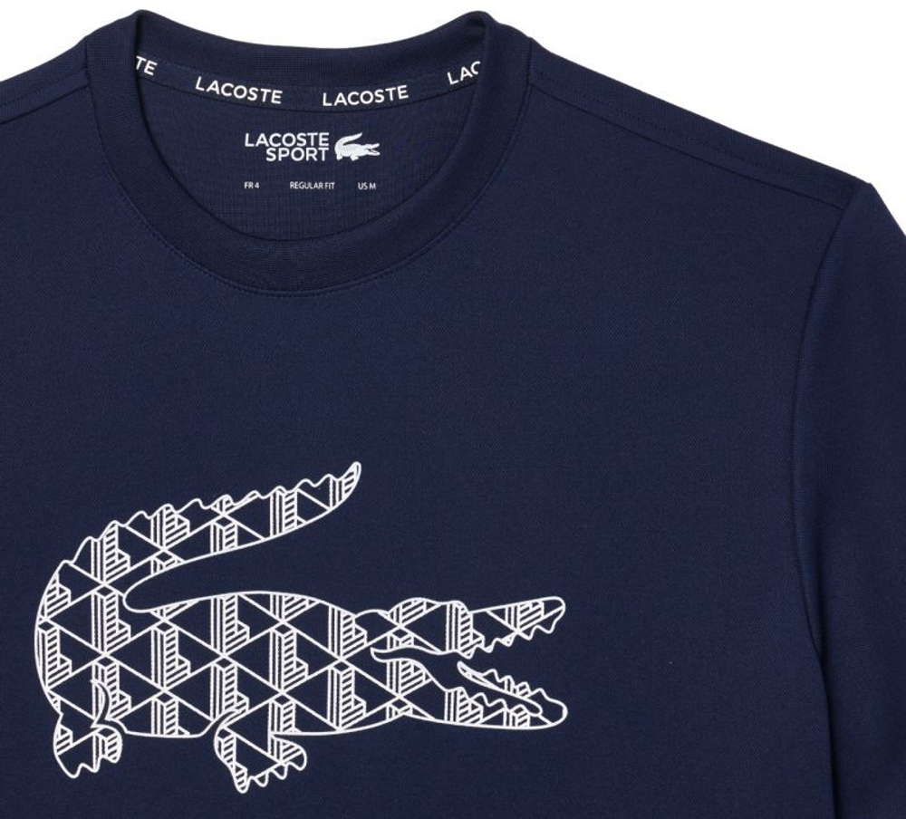 Теннисная футболка Lacoste Ultra Dry Pique Tennis T-Shirt