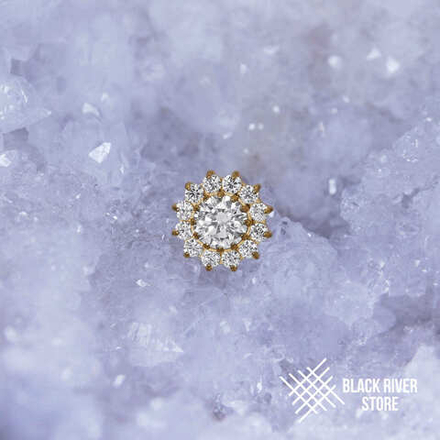 Sunflower Crystal PVD Yellow