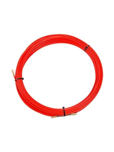 Протяжка кабельная (мини УЗК в бухте) 30м стеклопруток d3.5мм красн. REXANT 47-1030