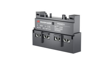 Блок всп. Контактов Prompower PGVAE11 серии Pulse, фронт. монтажа для серии PGV2ME, 1НО+1НЗ