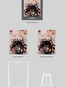 товары SEVENTEEN - 17 IS RIGHT HERE OFFICIAL MD MINI 80pcs STAND PUZZLE