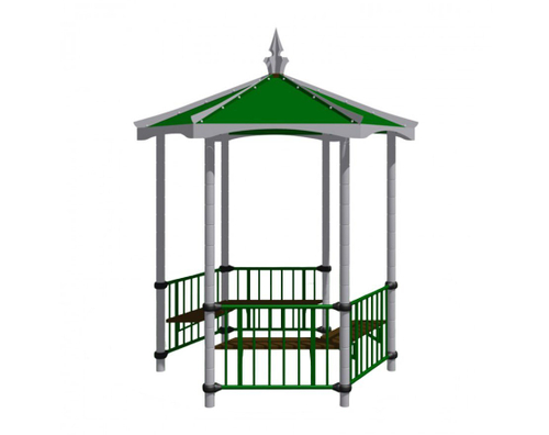 Беседка с сиденьями