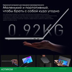 Ноутбук Chuwi MiniBook X N-series N150 16Gb SSD512Gb Intel Graphics 10.51" IPS Touch FHD+ (1920x1200) Windows 11 Home grey WiFi BT Cam 3800mAh