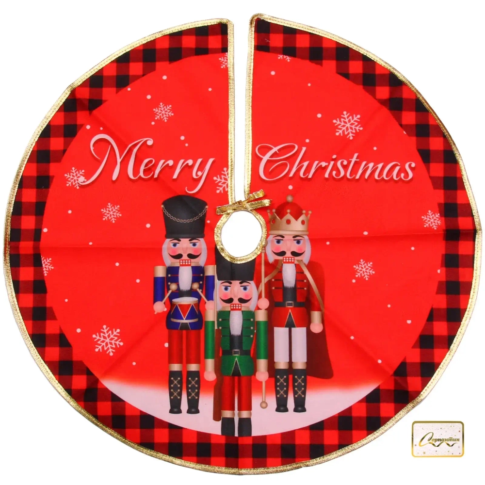 Коврик под елку 60 см «Щелкунчик»