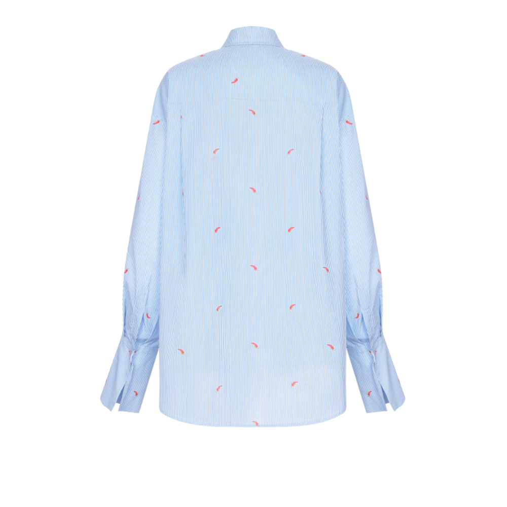 Рубашка из хлопка с принтом