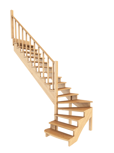 Лестница на второй этаж К-001м/5 Левая