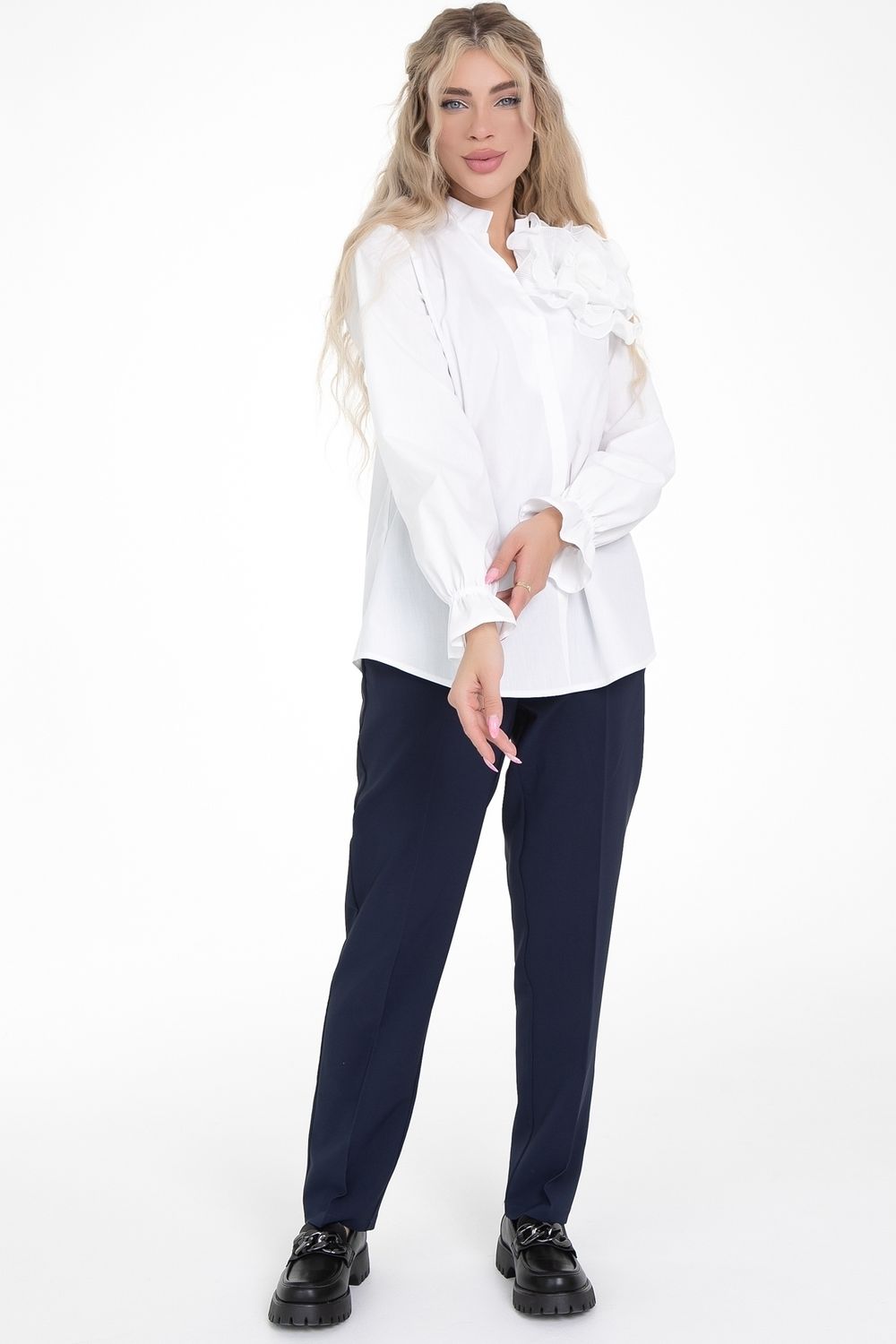 Блуза Модная (коттон,айвори) Diolche (Акция)