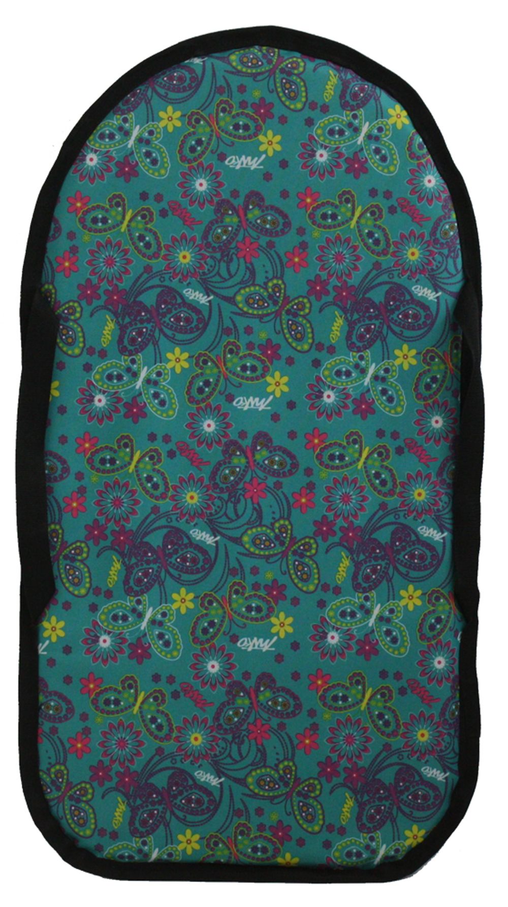 Ледянка Hubster Бабочки бирюзовые, овальная 45x85см