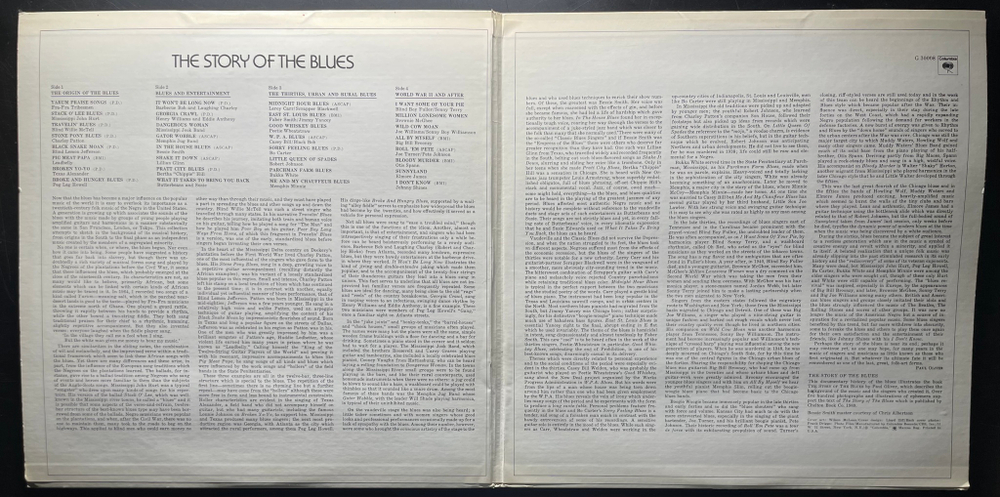 Сборник The Story Of The Blues 2LP (США 1970г.)