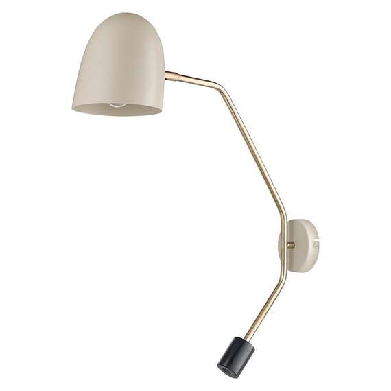 Светильник настенный Fedd, Ø48х63 см, бежевый