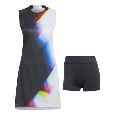 Женская теннисное платье adidas World Cup Dress Women - Black, Multicoloured