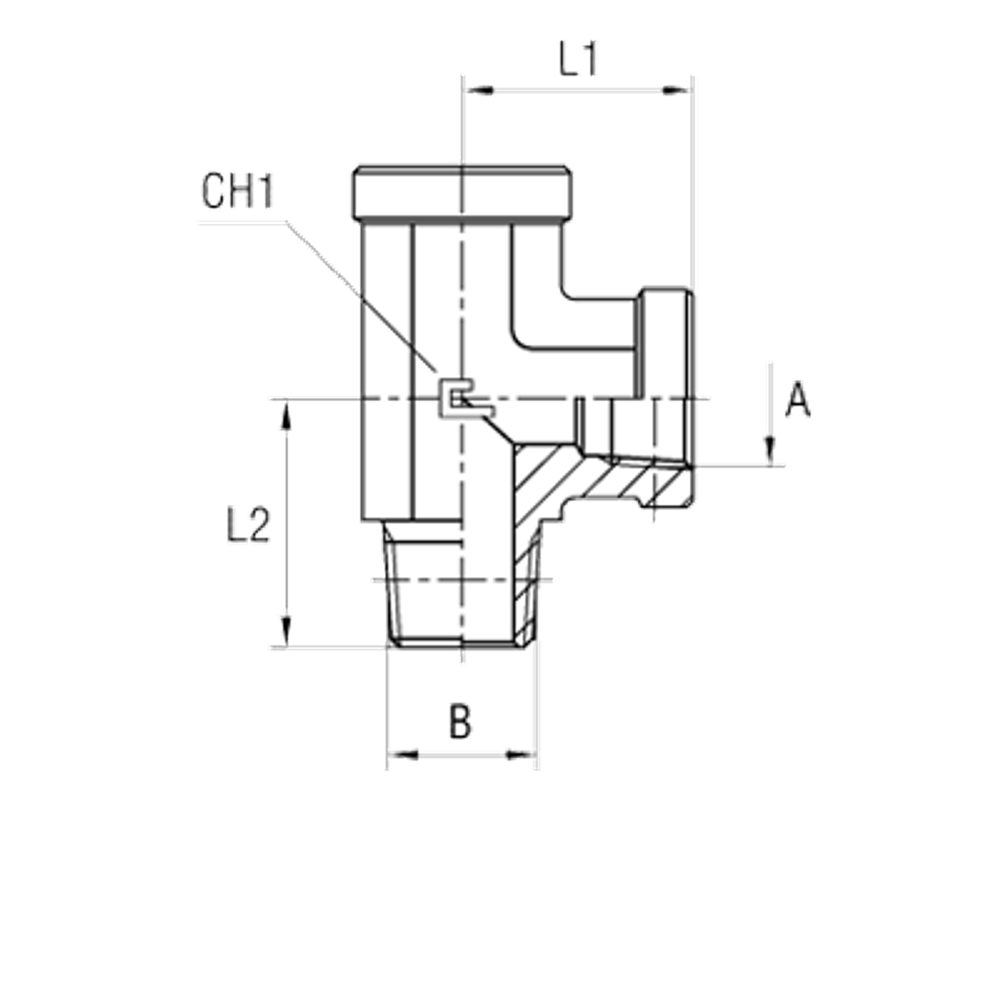 Штуцер FSLC NPT 1/4"