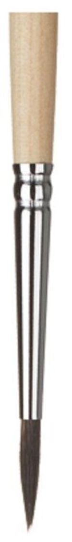 Кисть художественная ROUBLOFF (Рублев) белка, круглая, № 3, короткая ручка, ЖБ1-03,00Б