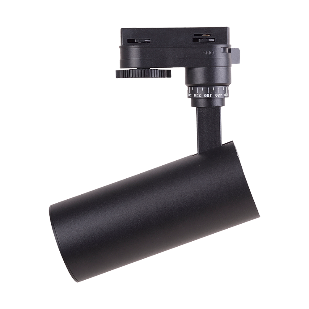 Трековый светильник WOLTA WTL-GU10/01B под лампу GU10 Черный