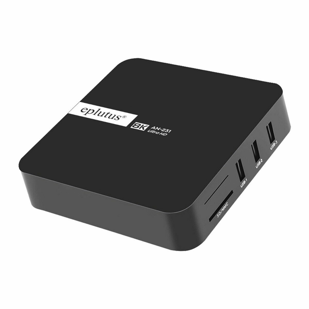Смарт приставка Smart TV Box Eplutus AN-231 (Android 4+64Гб)