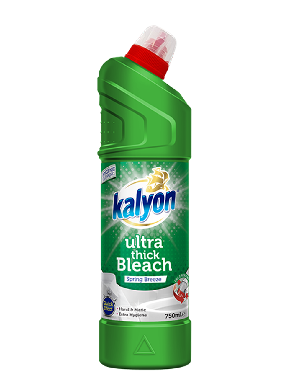 KALYON УЛЬТРАГИГИЕНИЧЕСКИЙ ОТБЕЛИВАТЕЛЬ - ВЕСЕННИЙ БРИЗ  750 мл x 12