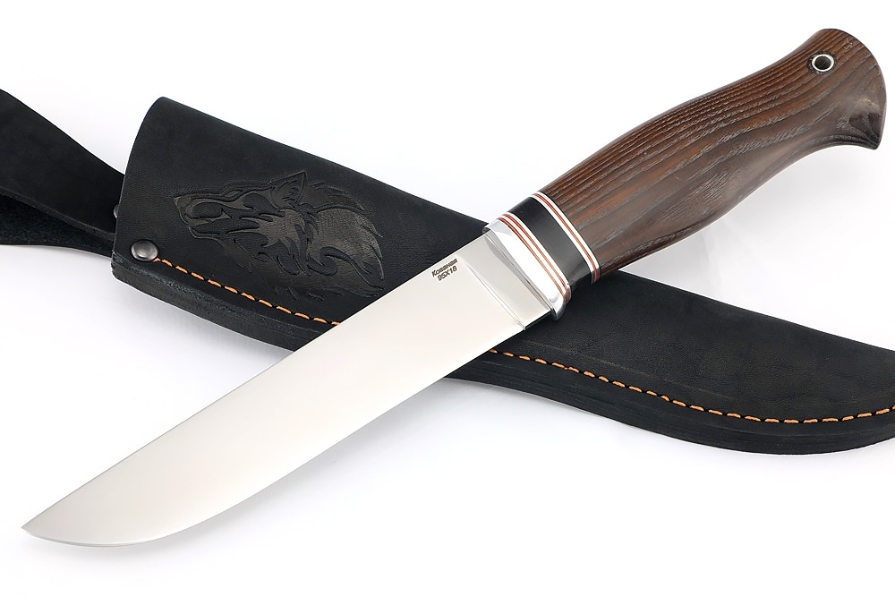 Нож Скорпион (95х18,черный граб)