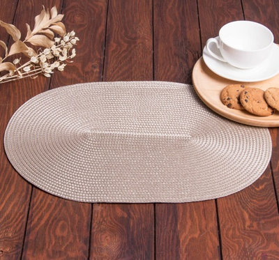 Салфетка сервировочная Овал 45×30 см (цвет молочный)