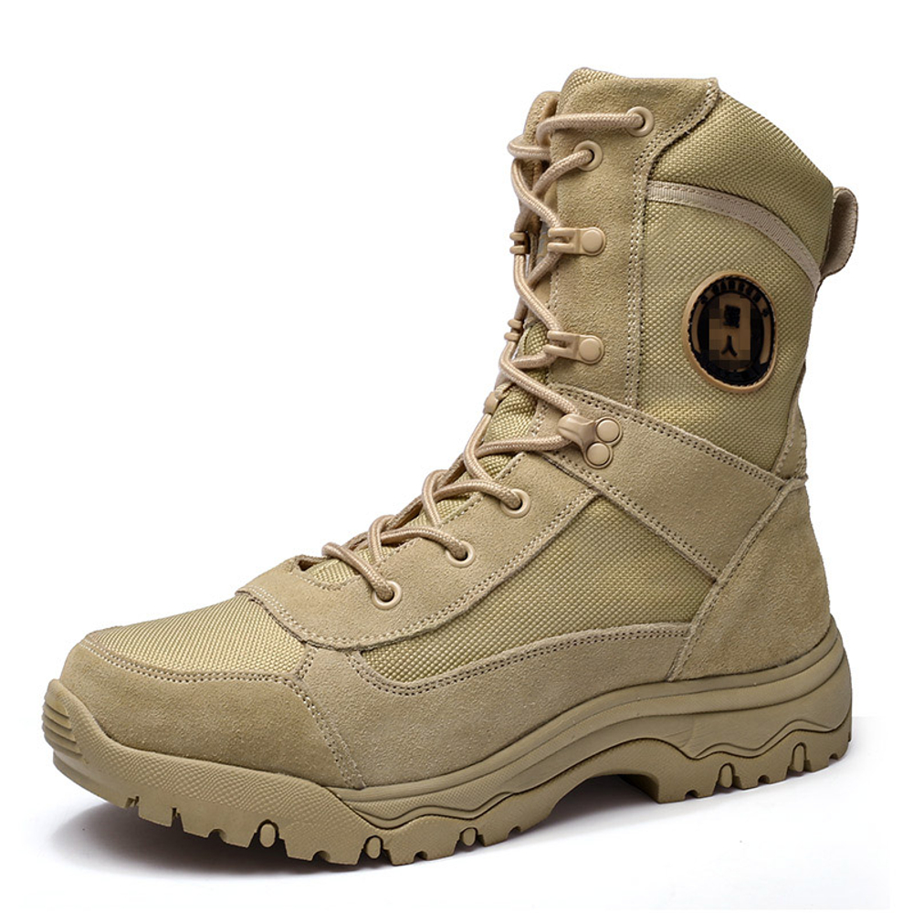 QIANGREN 3515 Outdoor Boots Men"s Brown